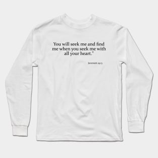 Seek and find Long Sleeve T-Shirt